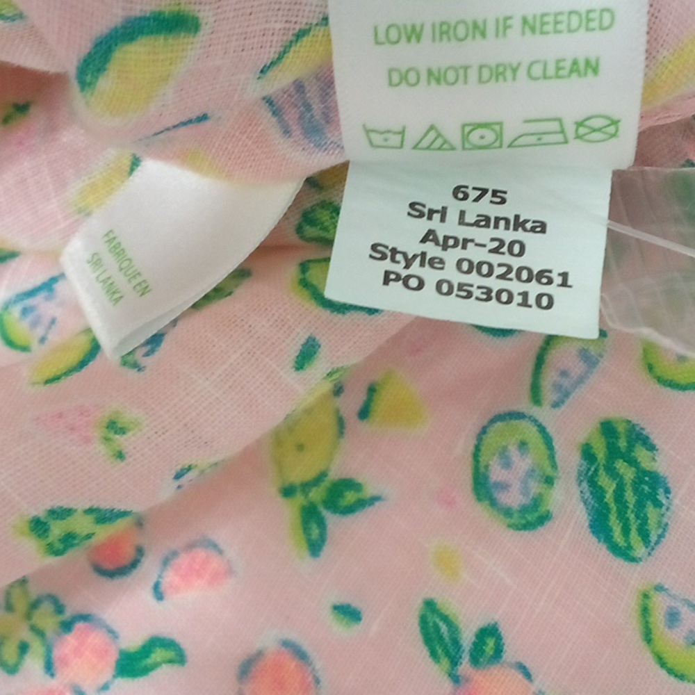 Lilly Pulitzer Juicy Fruit Linen Shirt - Picture 8 of 12